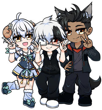 Chibi commission for DarkuVoido